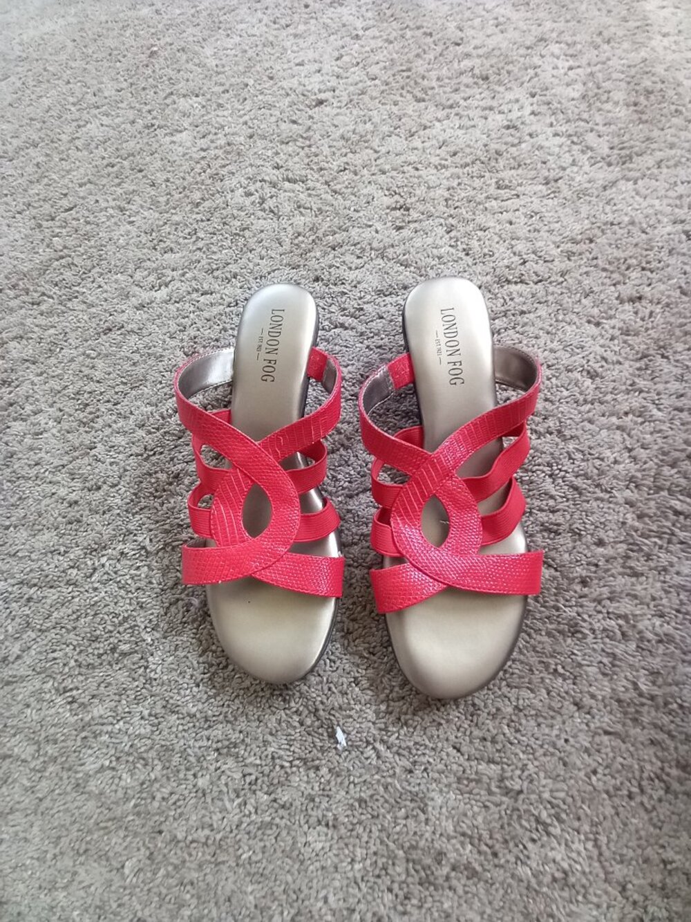 London Fog NEW 7M Heel Sandals